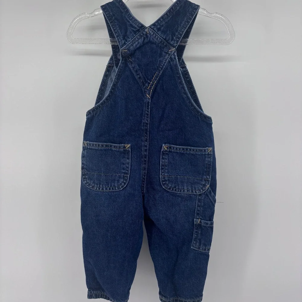Denim GAP Overalls for‎ Baby Dark Wash Adjustable Straps